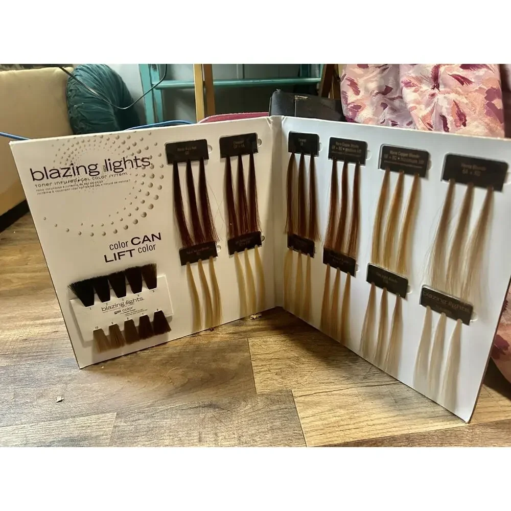 SCRUPLES SWATCH BOOK PROFESSIONAL BLAZING HIGHLIGHTS TONER INFUSED GEL COLOR